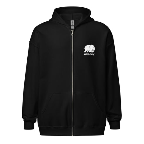 Elephant Stars - Full Zip Womens Hoodie